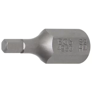 PUNTA HEXAGONAL 30 MM CORTA 3/8" ,  4 MM