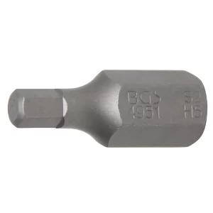 PUNTA HEXAGONAL 30 MM CORTA 3/8" ,  5 MM