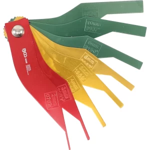 MEDIDOR /LAINAS ESPECIALES PARA MEDICIÓN DE BALATAS | METALICOS | 8 PIEZAS